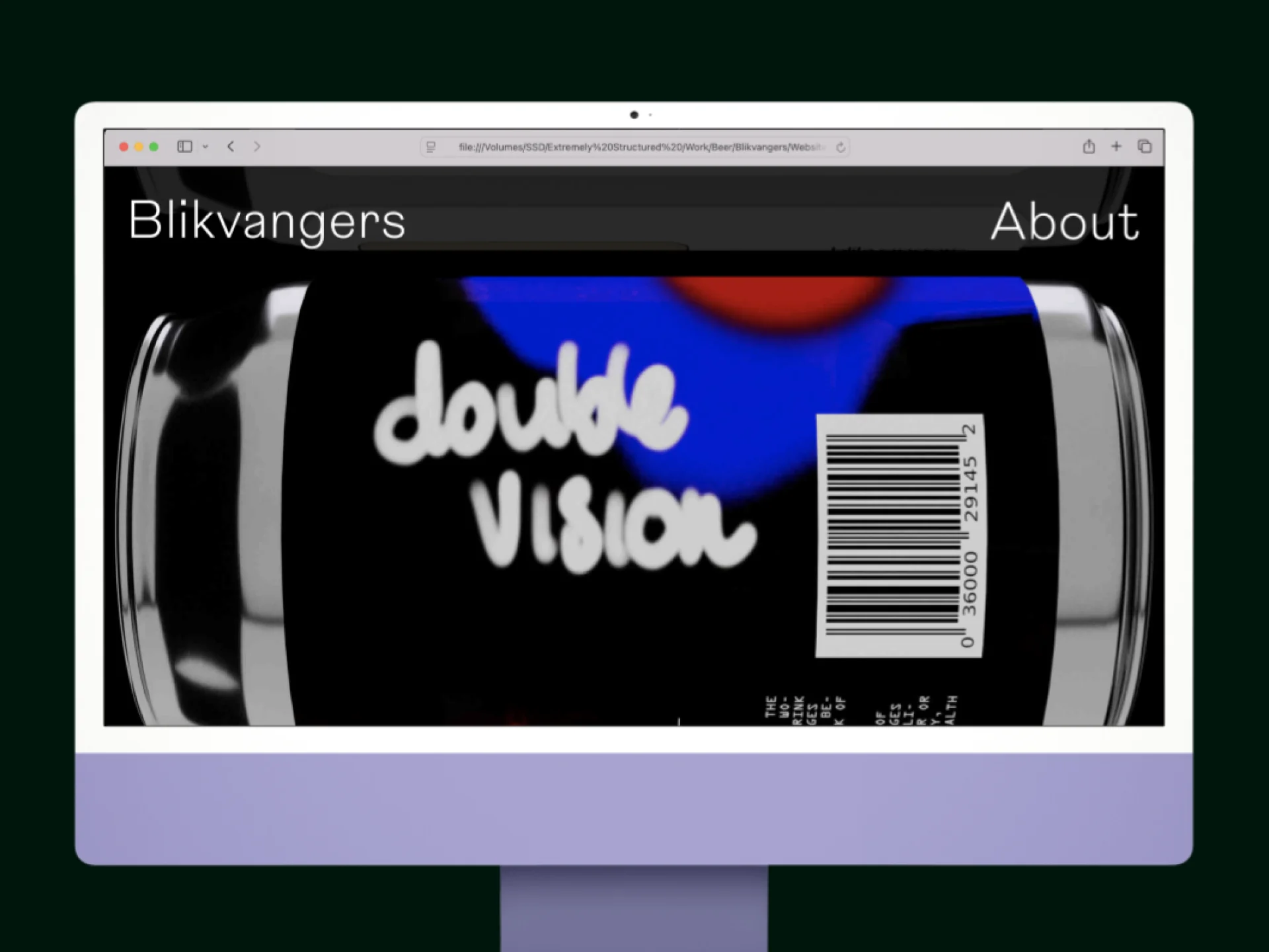 Blikvangers: Concept Website